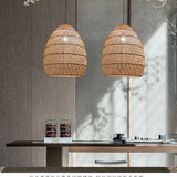 Bamboo Rattan Modern Pendant Light