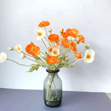 Artificial Poppy Silk Flowers