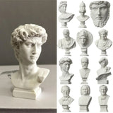 Resin Statue Mini Head Art & Decoration