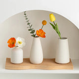 White Ceramic Vases