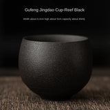 Japanese Style Handmade Stoneware Tea Cup & Bowl