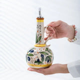 Ceramic Decorative Olive Oil Bottle