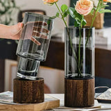 Wooden European Vase