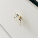 Natural White Turquoise Marble Handle & Hooks