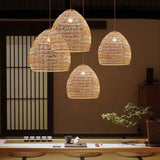 Bamboo Rattan Modern Pendant Light