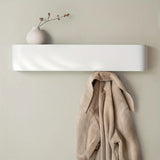 Modern Wall Coat Rack with Hidden Hooks & Shelf