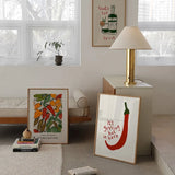 Japanese Hot Chili Pepper Wall Art