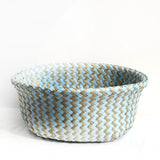 Boho Decor Striped Wicker Storage Baskets
