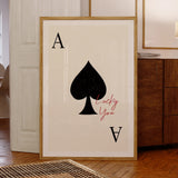 Lucky You Poker Canvas Wall Art