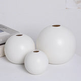 Round Ceramic Vases