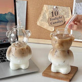 1pc 320ml Bear Shaped Glass