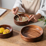 Solid Walnut Wooden Bowl