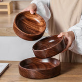 Solid Walnut Wooden Bowl