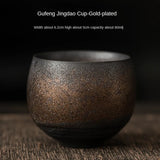 Japanese Style Handmade Stoneware Tea Cup & Bowl