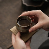 Japanese Style Handmade Stoneware Tea Cup & Bowl