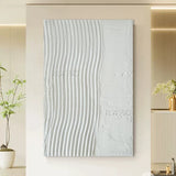 Contemporary Hand-Painted Abstract Line Paintings