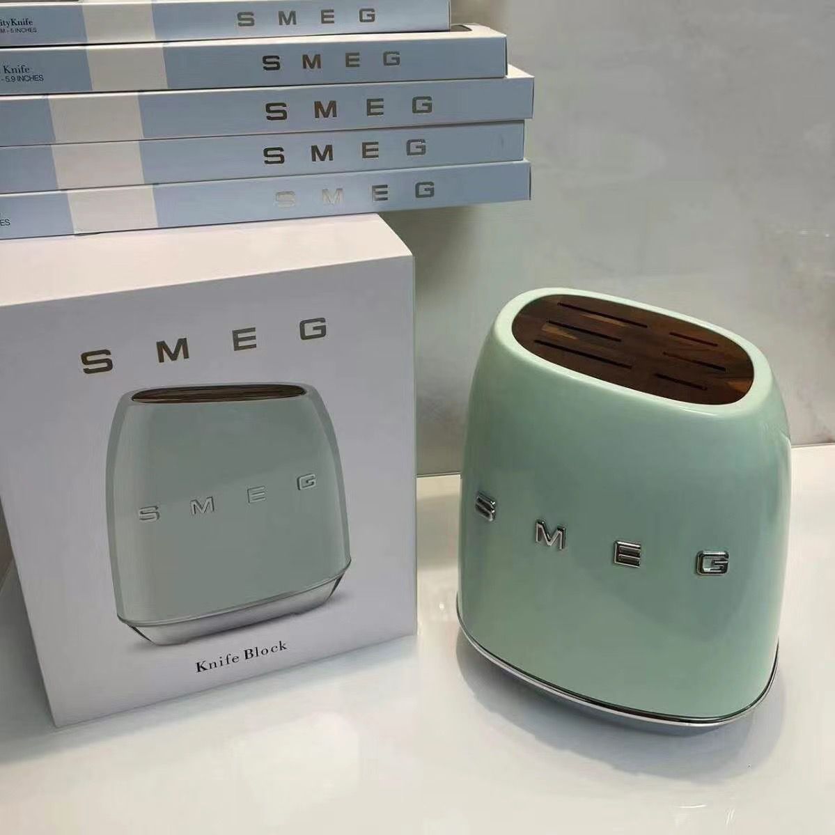 SMEG Knife Block Set